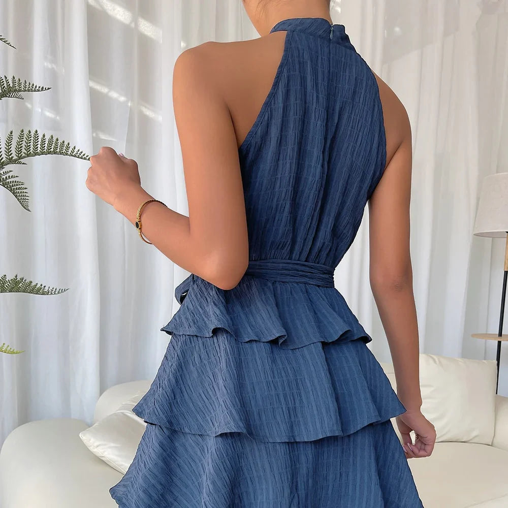Vestido com Babado Lassie