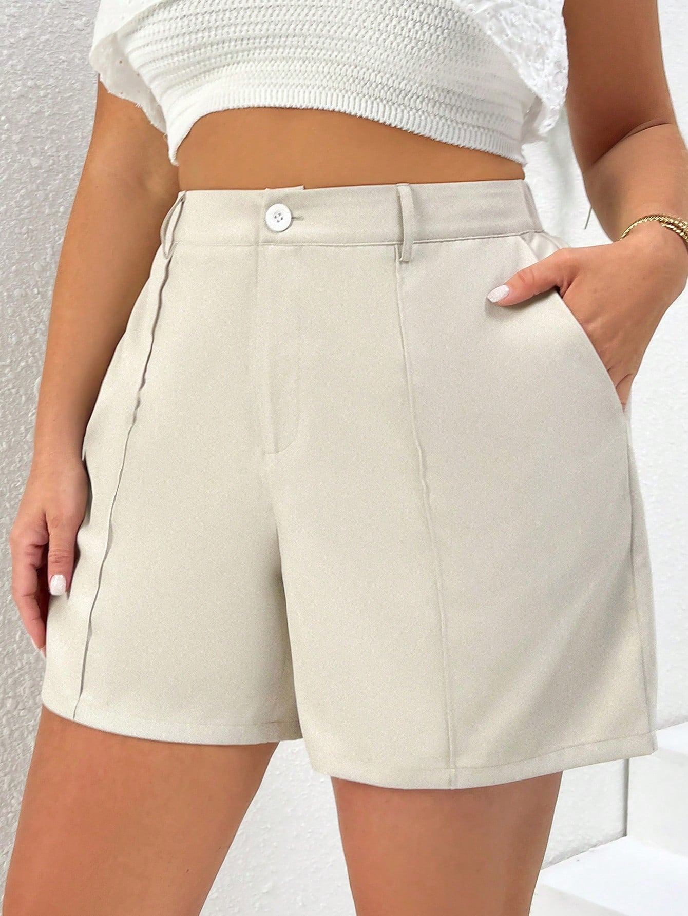Short Plus Size Alfaiate Luxo