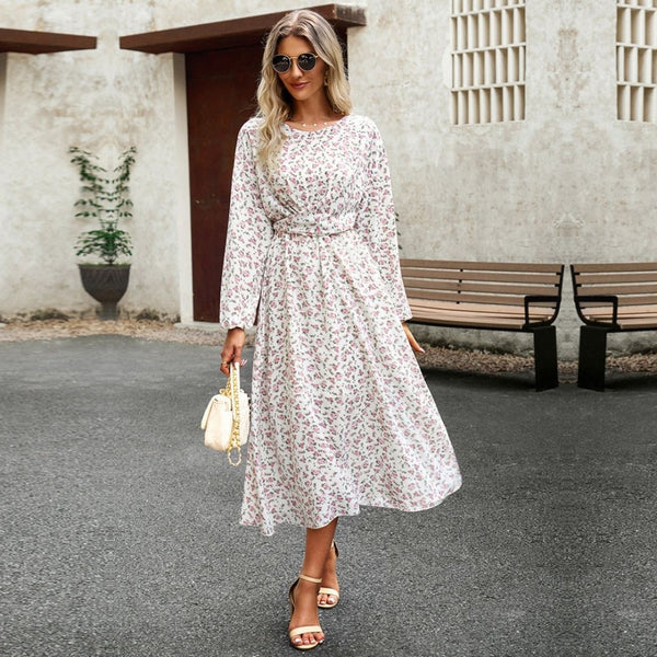 Vestido Midi Florido Elegance