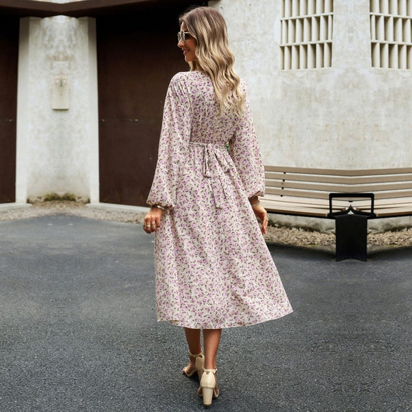 Vestido Midi Florido Elegance
