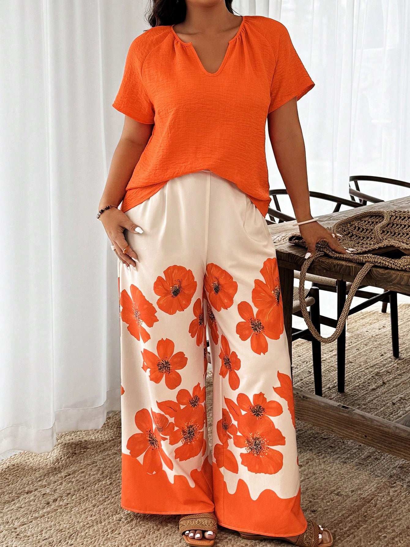 Conjunto Plus Size Solenne Capri