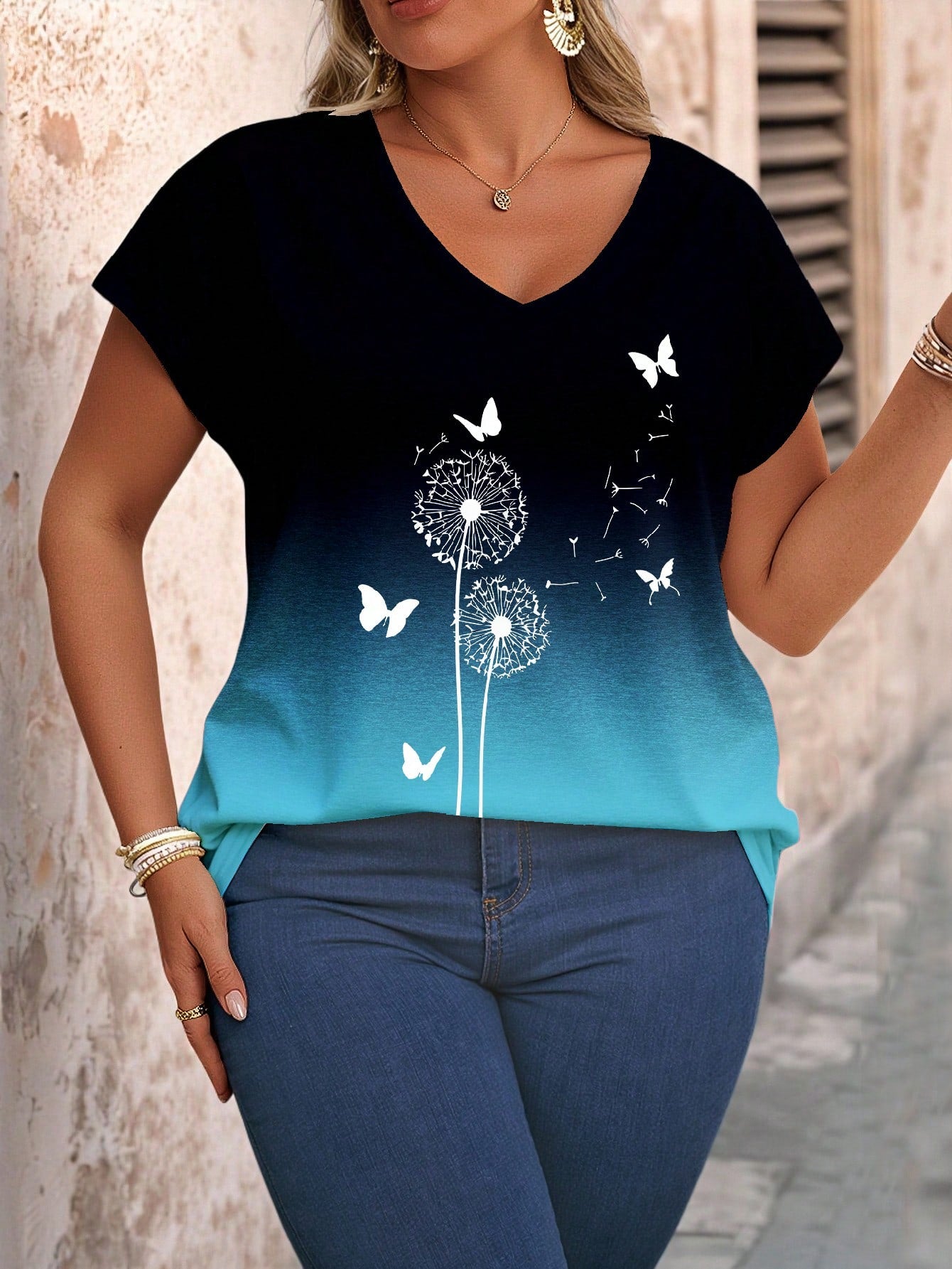 Blusa Serena Natural Plus Size