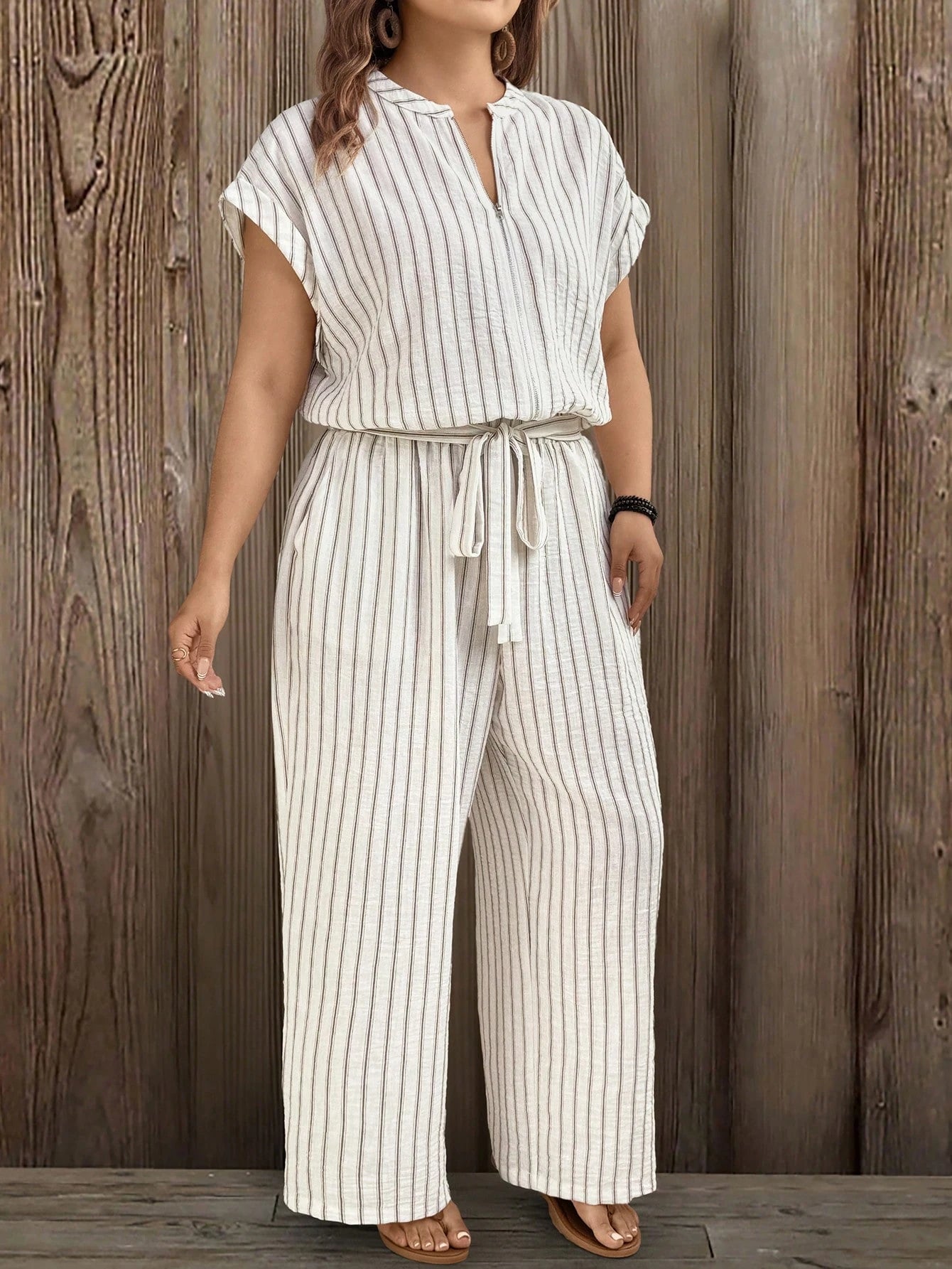 Macacão Plus Size Bellmare Linen