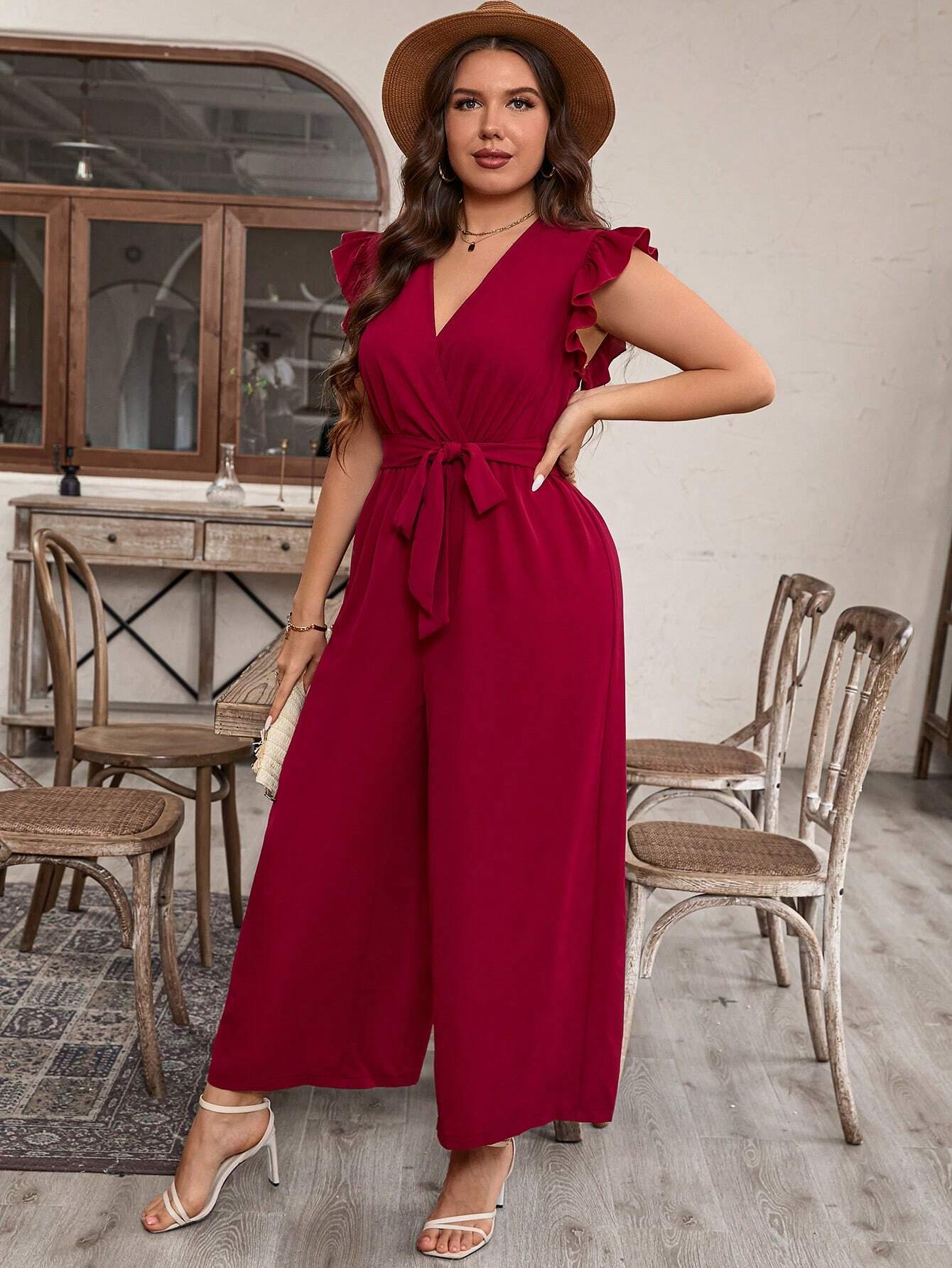 Macacão Plus Size Serena Élégance