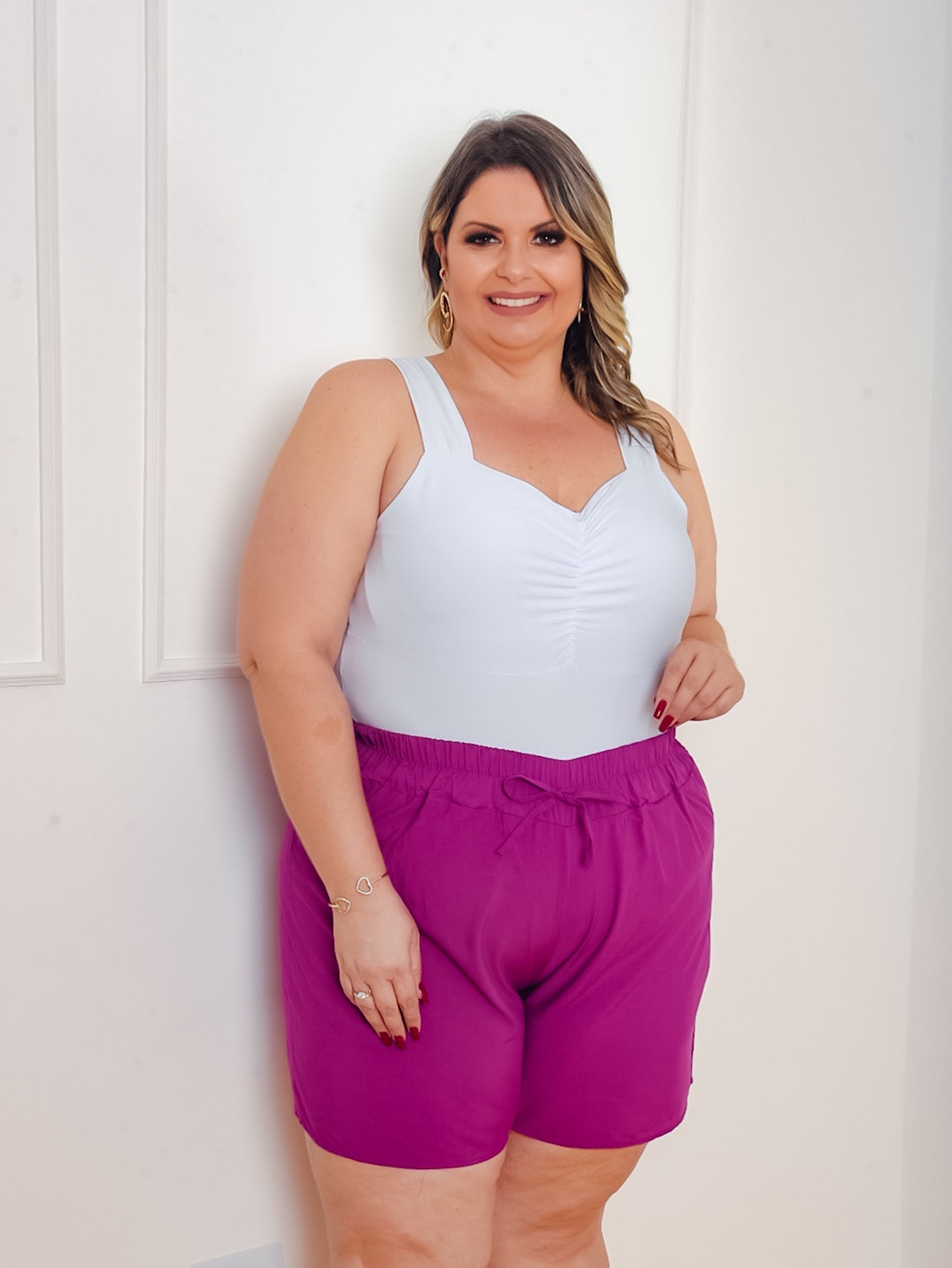 Short Plus Verão em Viscose – Conforto e Frescor