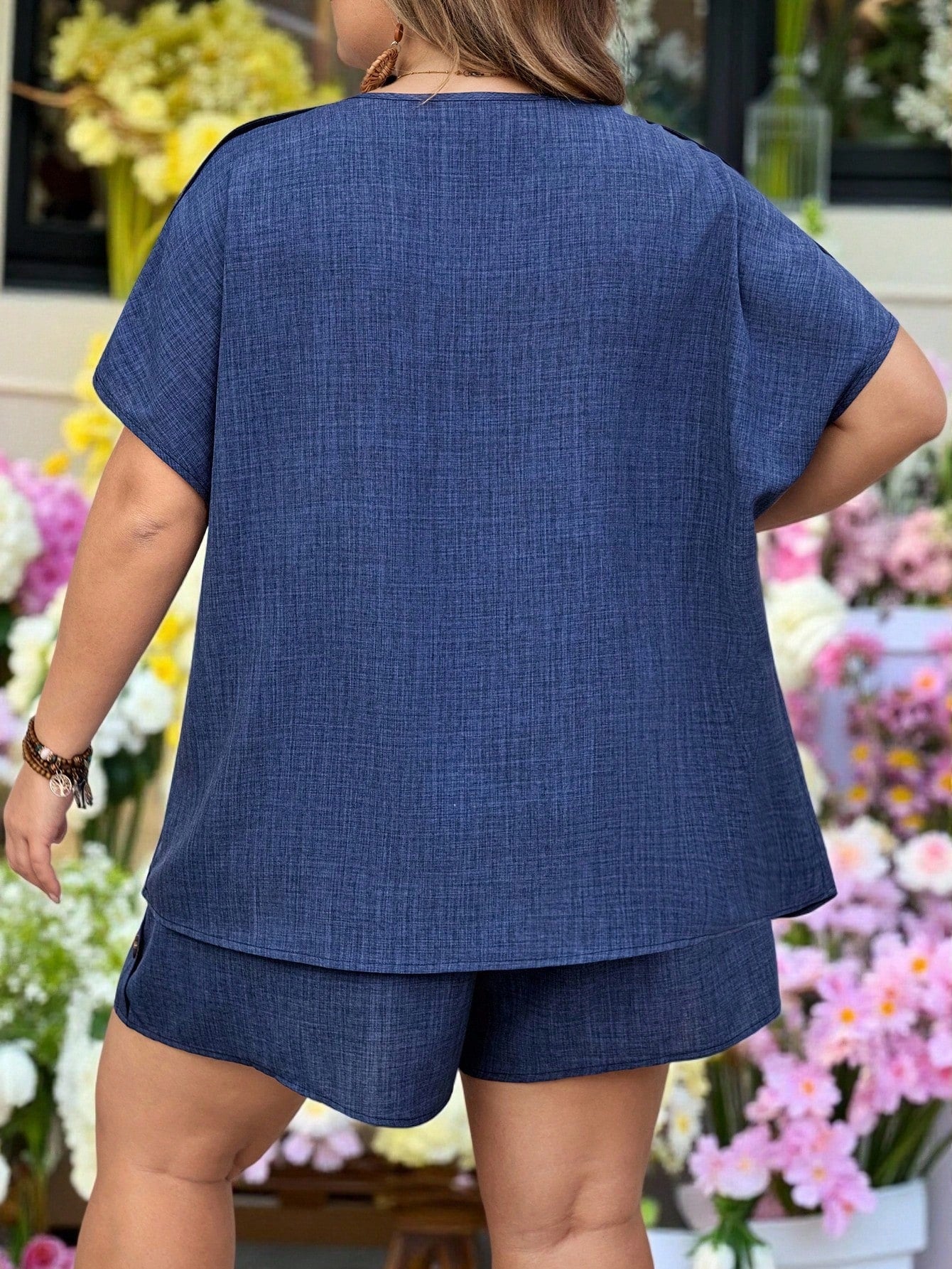 Conjunto Plus Size Blue Prime