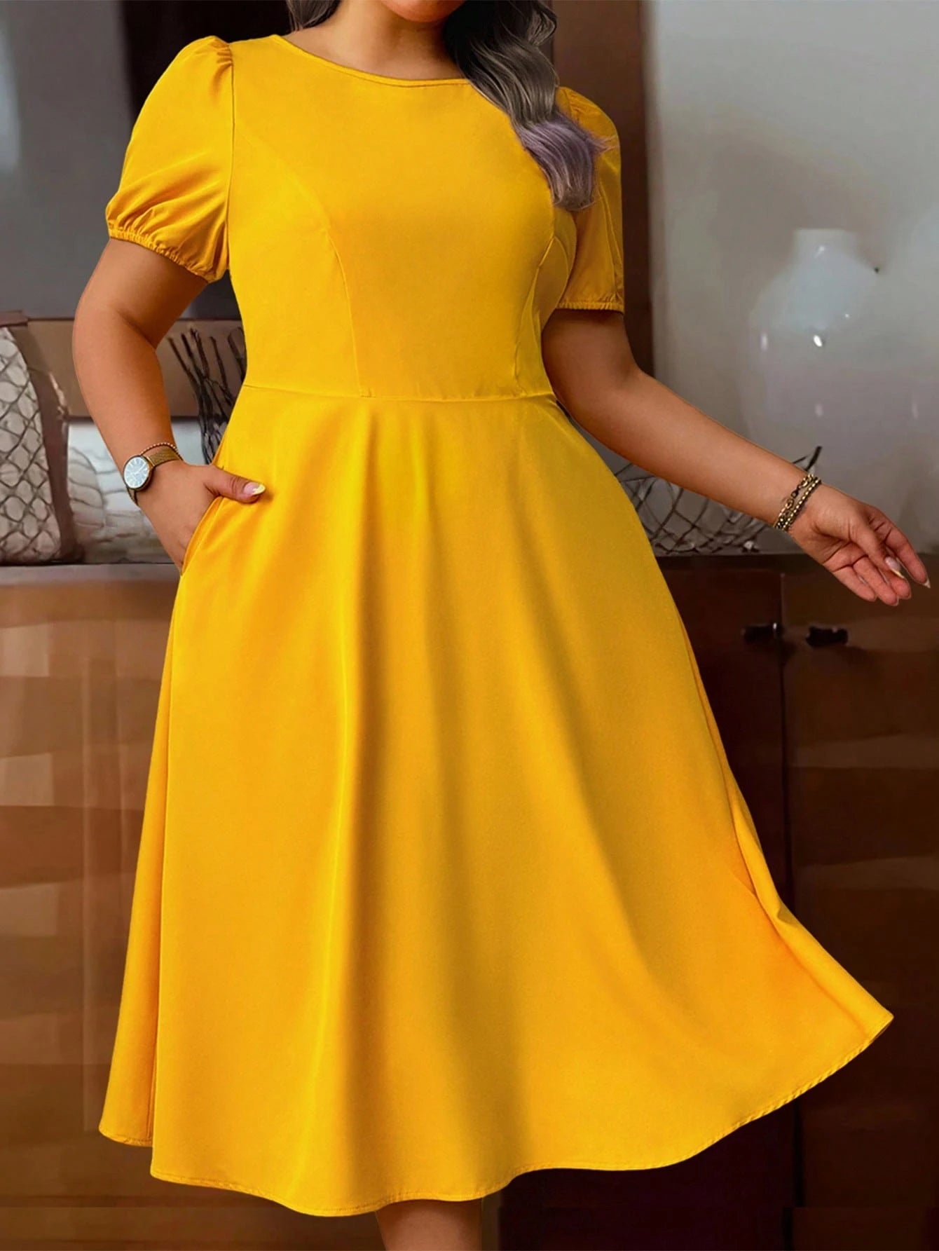 Vestido Plus Size Solar Prime