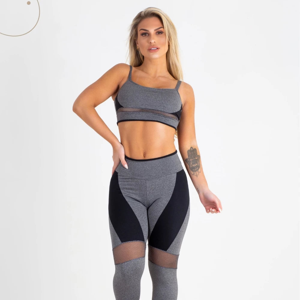 Conjunto Fitness Power - Top e Legging