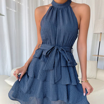 Vestido com Babado Lassie