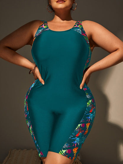 Maiô Plus Size Feminino Bermuda Comportado