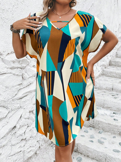 Vestido Túnica com Estampado - Luxo Árabe