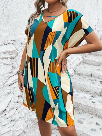 Vestido Túnica com Estampado - Luxo Árabe
