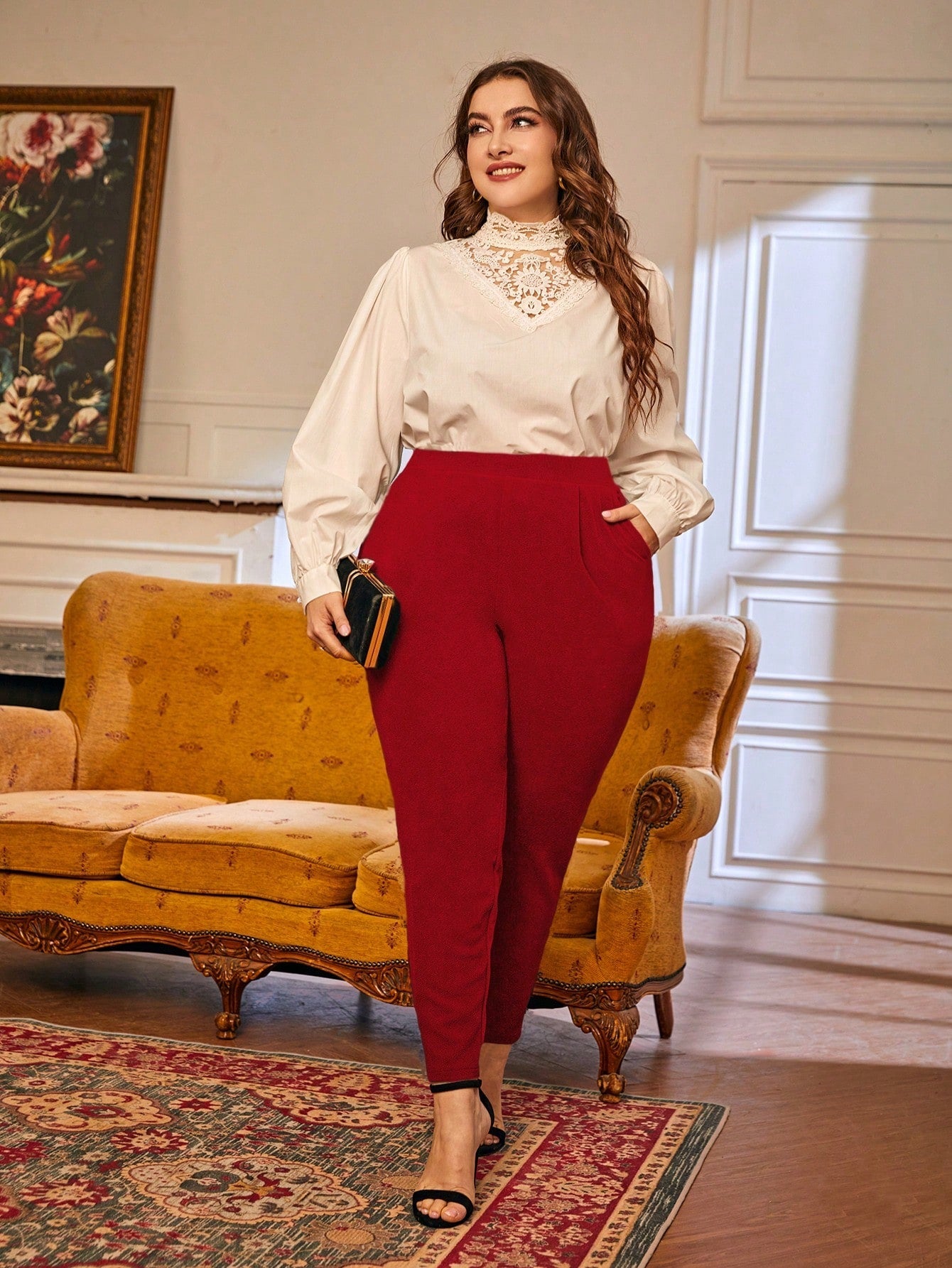 Calça Plus Size de Malha