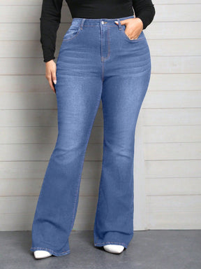 Calça Jeans Flare Plus Size