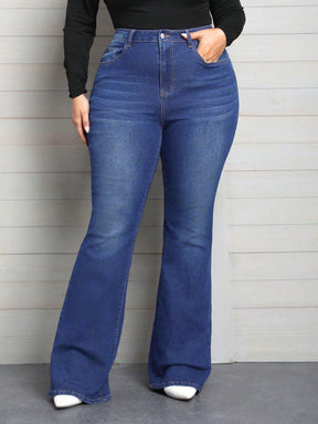 Calça Jeans Flare Plus Size