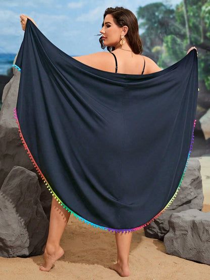 Saída de Praia que Vira Vestido Plus Size – Estilo e Conforto para o Verão
