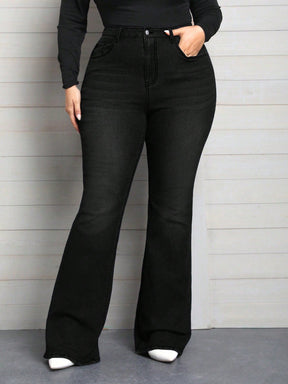 Calça Jeans Flare Plus Size