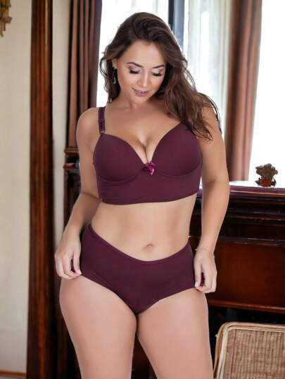 Conjunto Plus Size Glamour Microfibra
