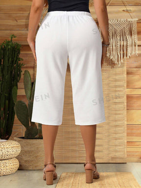 Calça Capri Plus Size