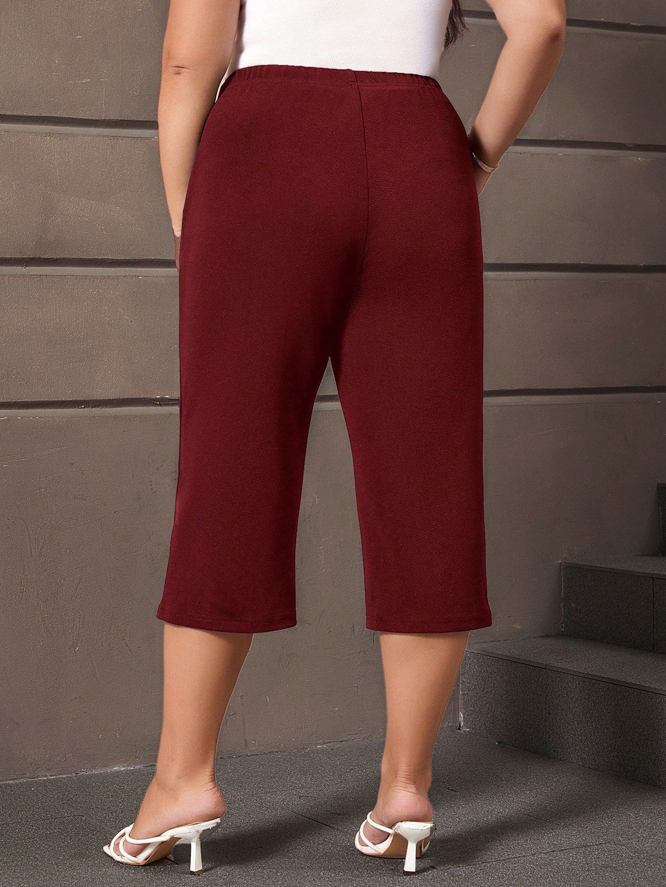 Calça Capri Plus Size