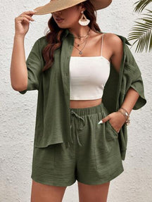 Conjunto Casual Plus Size com Blusa e Shorts – Versatilidade e Conforto