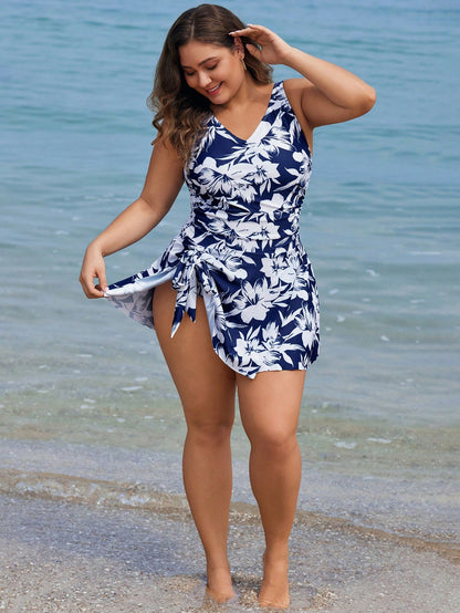 Maiô Floral Plus Size para Praia/Férias – Charme e Conforto na Medida Certa