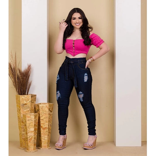 Calça Jeans Supreme Fit - Cintura Alta e Empina Bumbum