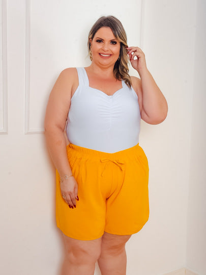 Short Plus Verão em Viscose – Conforto e Frescor