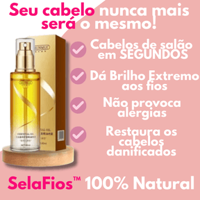 Spray SelaFios™ (10 em 1) Pague 1 Leve 2 + Guia de Tratamento Capilar INTENSIVO!