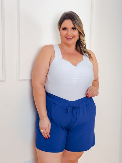 Short Plus Verão em Viscose – Conforto e Frescor