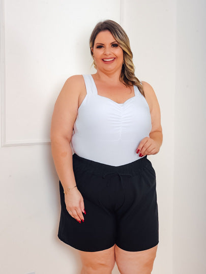 Short Plus Verão em Viscose – Conforto e Frescor