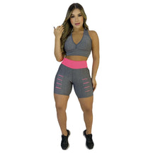 Combo PowerFit - 2 em 1 - Shorts Fitness + Top Academia