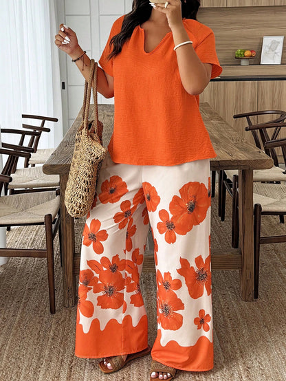 Conjunto Plus Size Solenne Capri