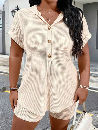 Conjunto Plus Size Montreux Waffle Couture