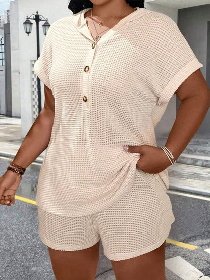 Conjunto Plus Size Montreux Waffle Couture