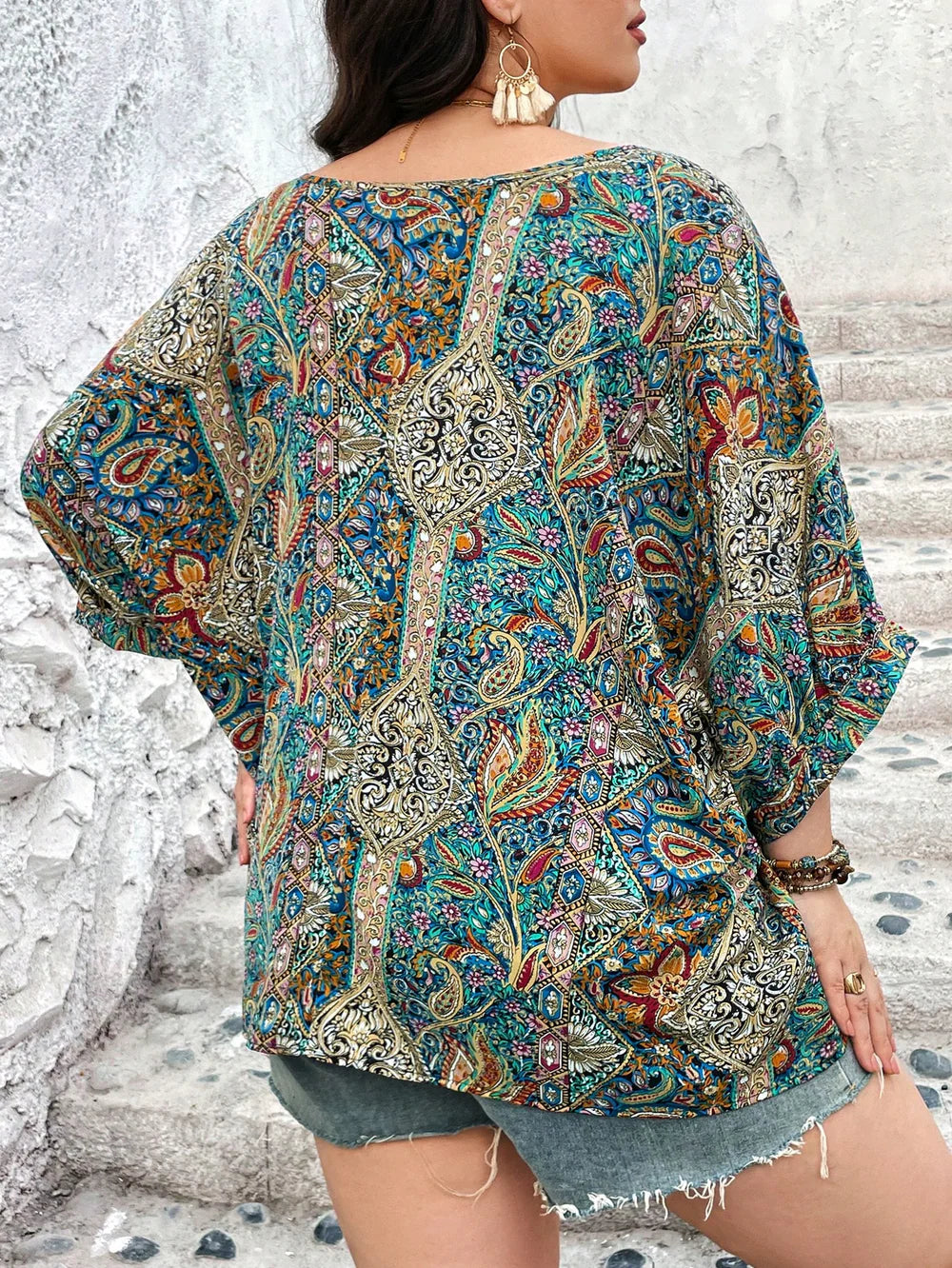 Blusa Estampa Linda Plus Size