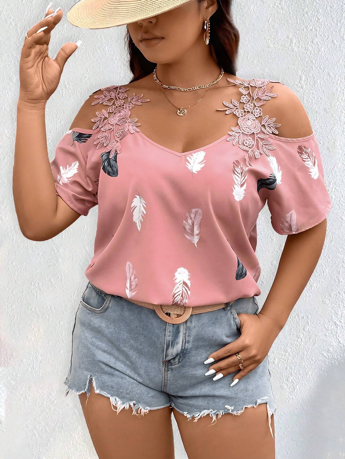 Blusa Aurora Belle Plus Size