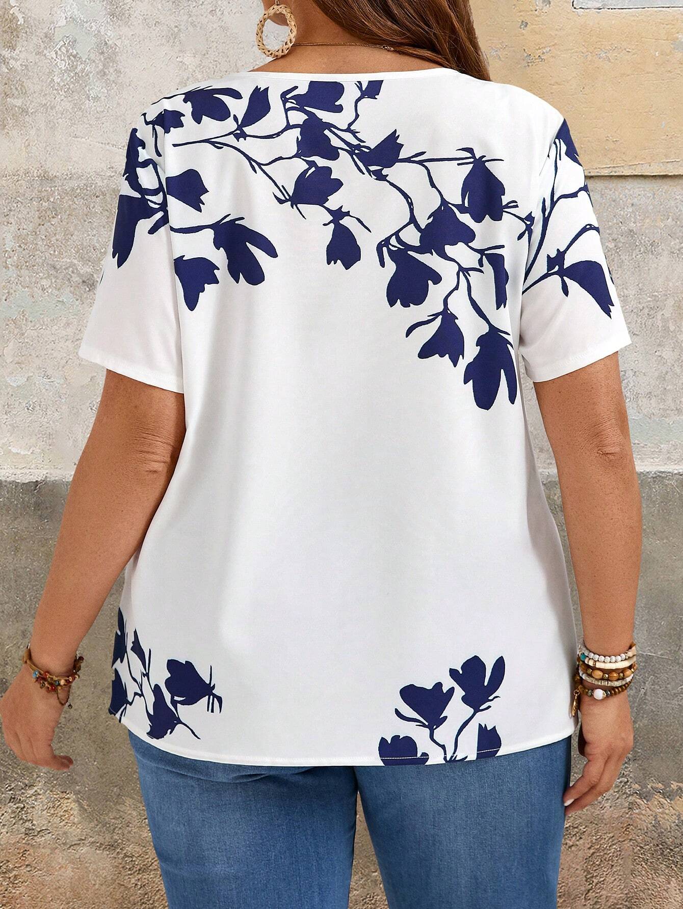Camisa Plus Size Summer Voyage