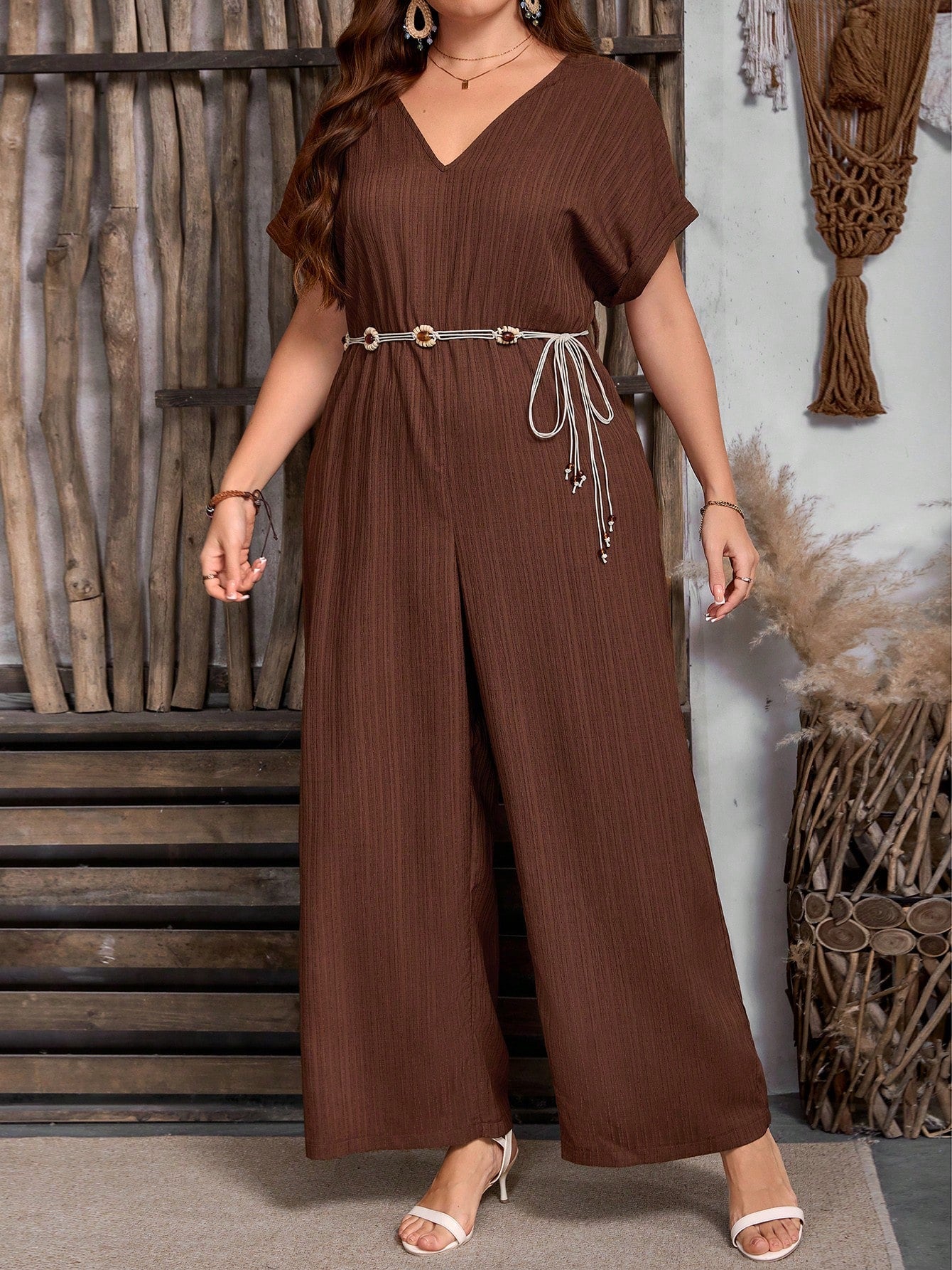 Macacão Plus Size Bellara Naturale