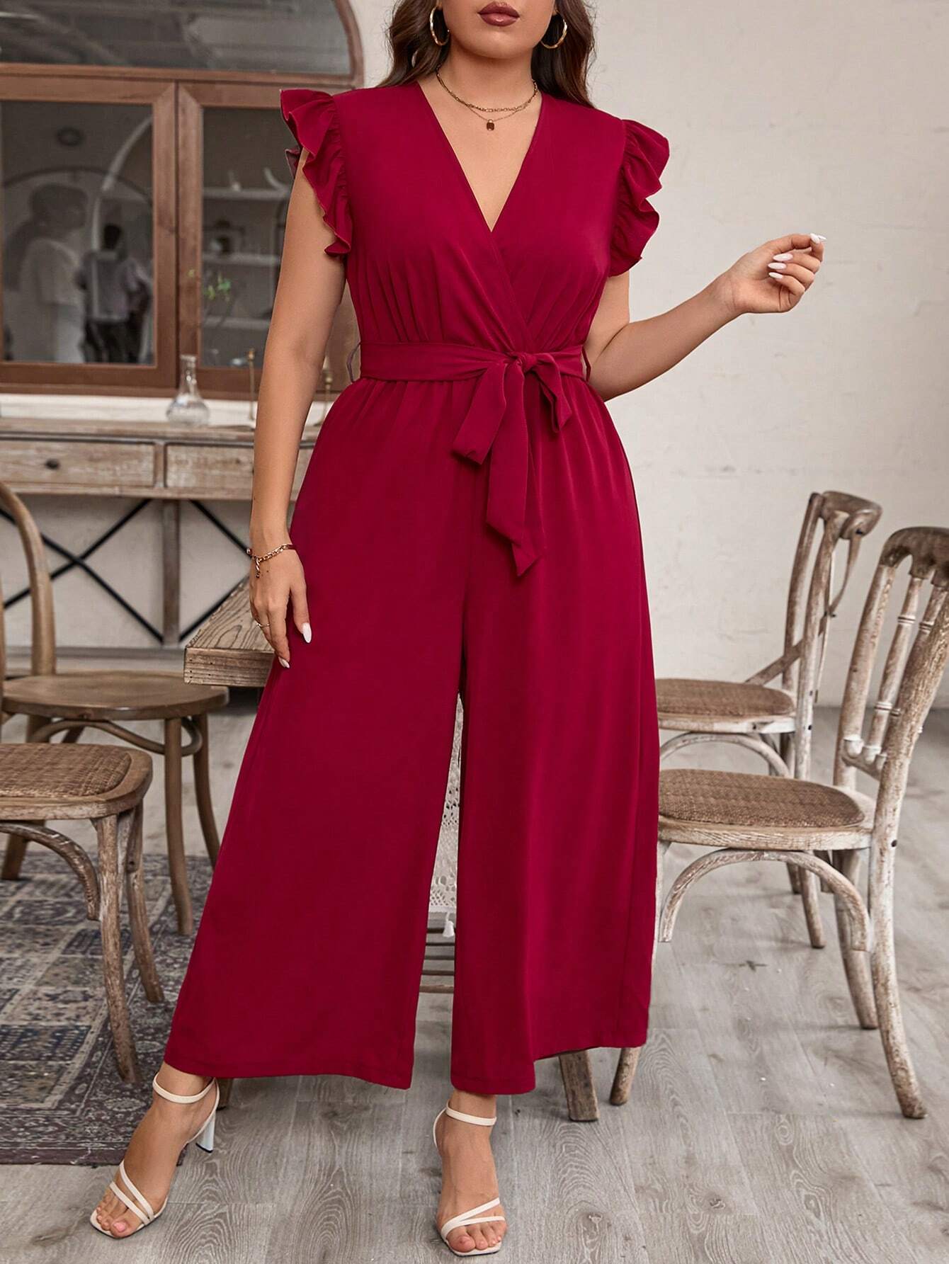 Macacão Plus Size Serena Élégance