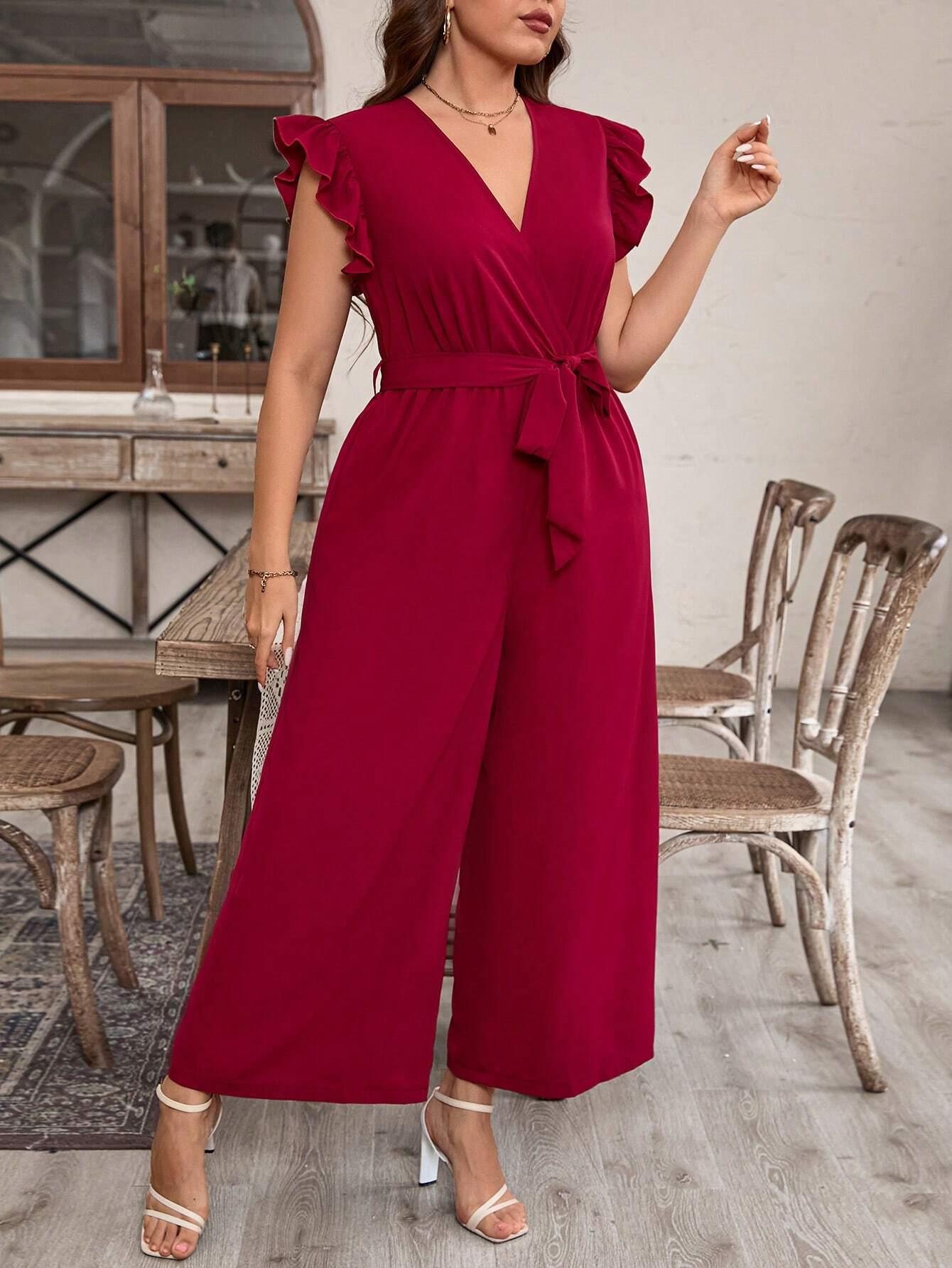 Macacão Plus Size Serena Élégance