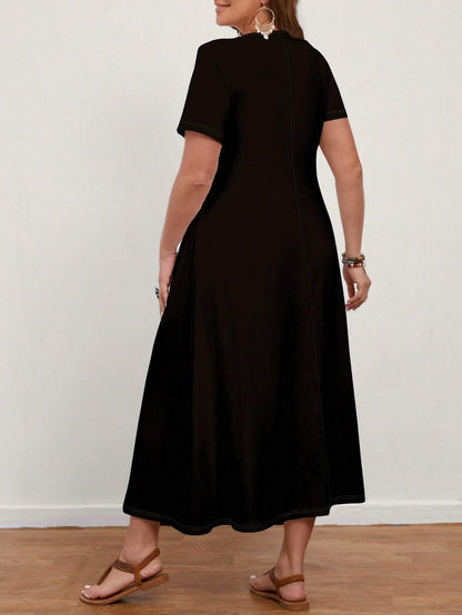 Vestido Plus Size Rosélle Sauvage