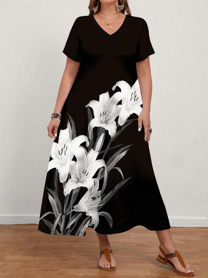 Vestido Plus Size Rosélle Sauvage