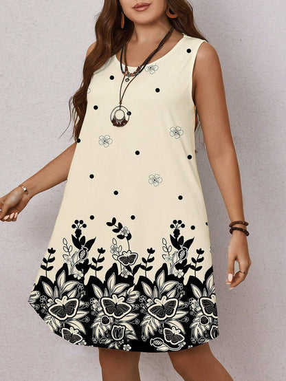 Vestido Plus Size Belle Fleur Éveil