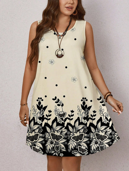 Vestido Plus Size Belle Fleur Éveil