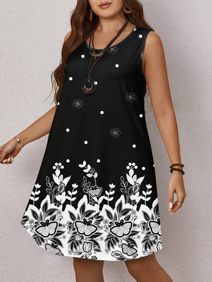 Vestido Plus Size Belle Fleur Éveil