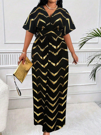 Macacão Plus Size Noir Aurea