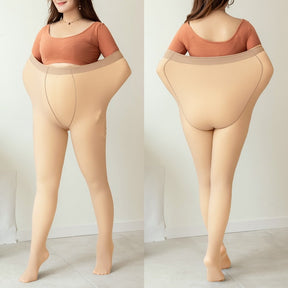 Meia Calça Translúcida Plus Size