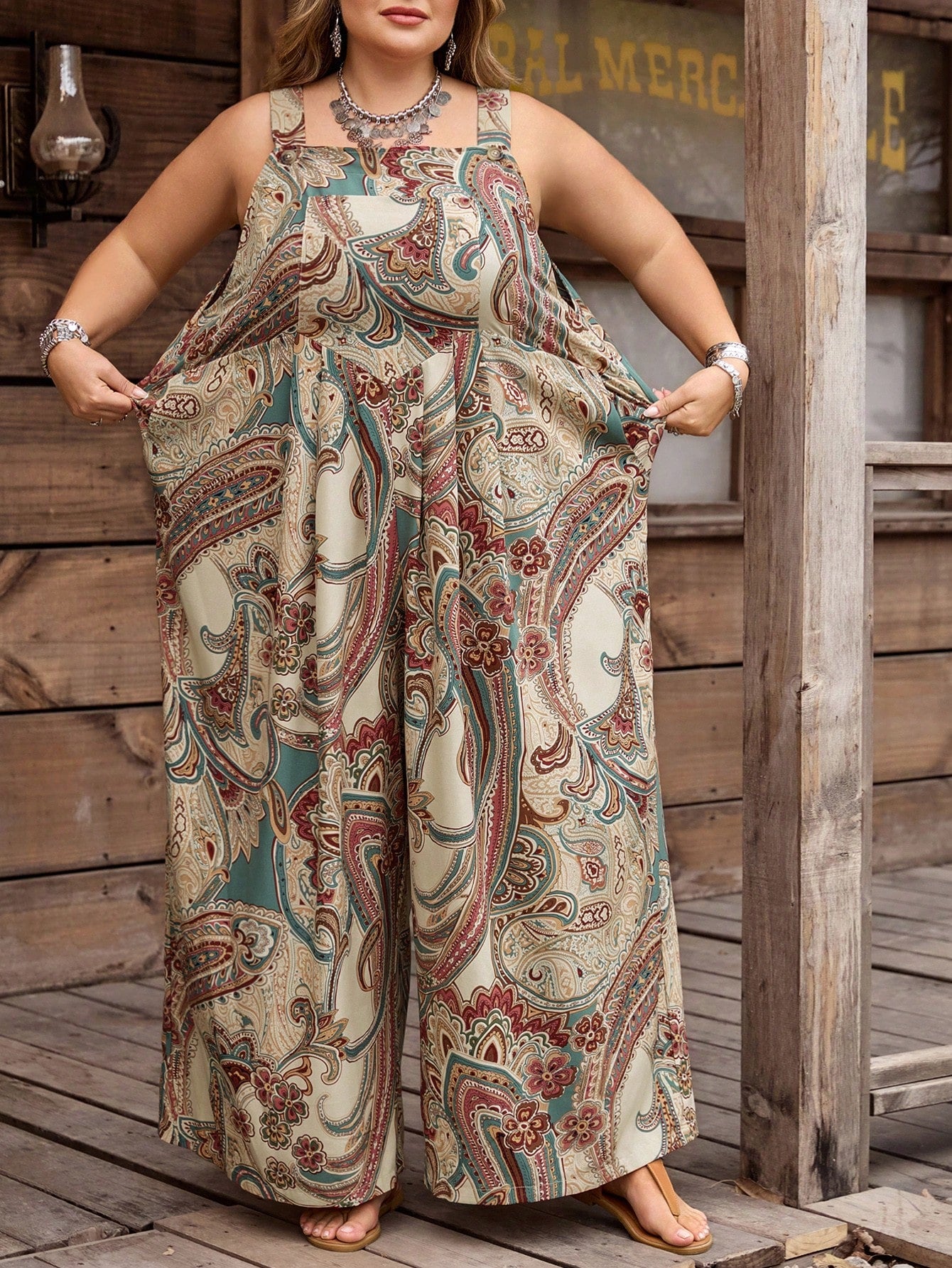 Macacão Plus Size Siena Flow