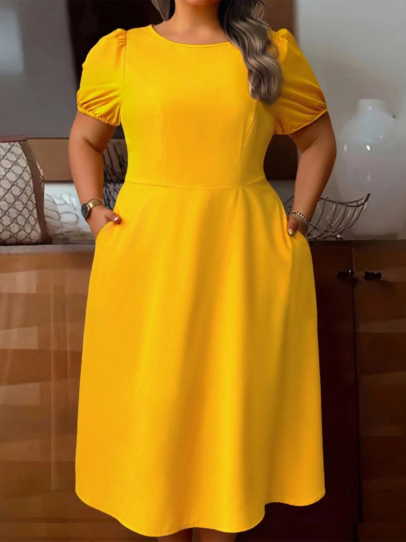 Vestido Plus Size Solar Prime